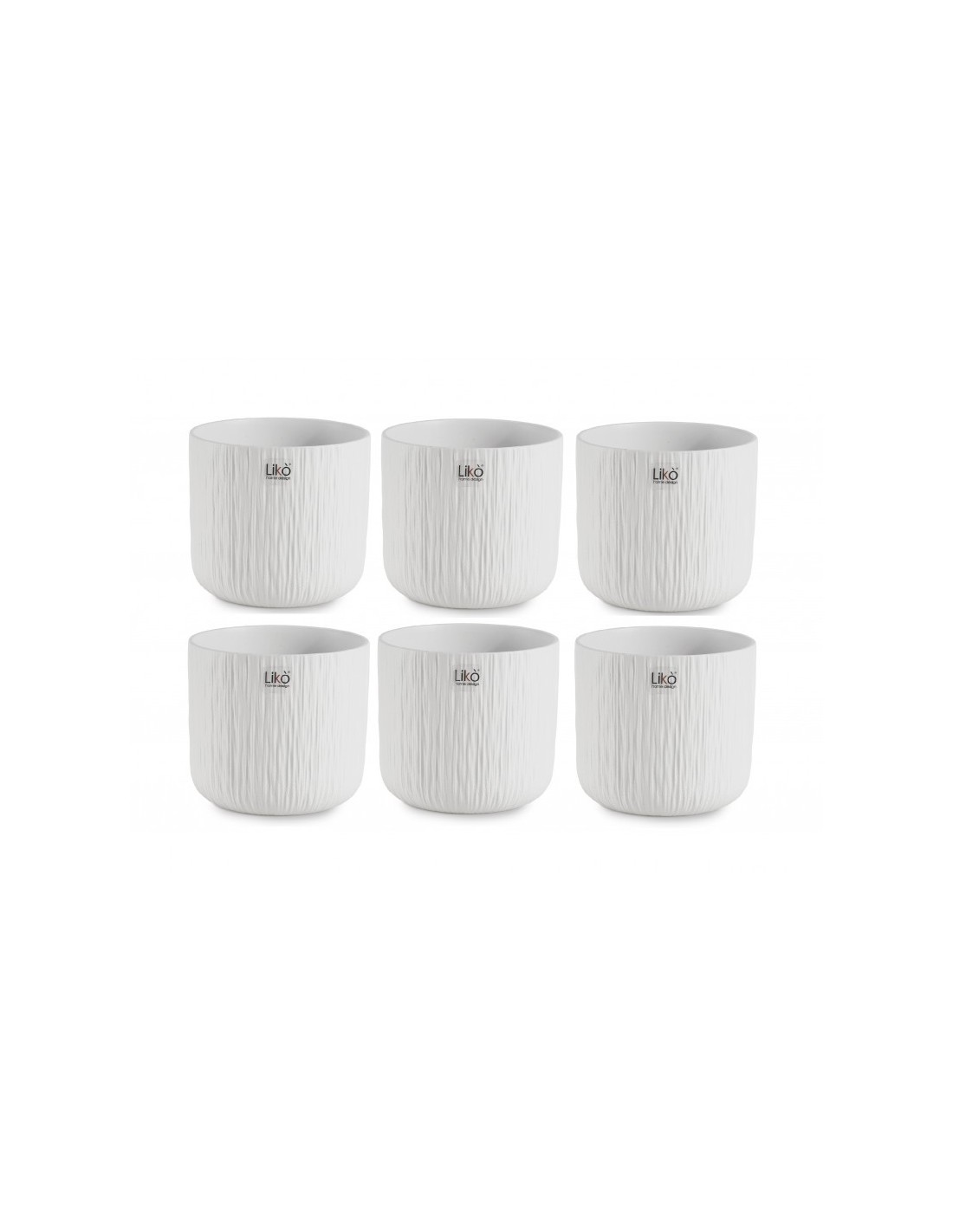 VASO CASPO'CR64/14W H12,7 D13,5 BIANCO OPACO su TreG Ingrosso