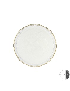 SOTTOPIATTO BIANCO D33CM PVC su TreG Ingrosso