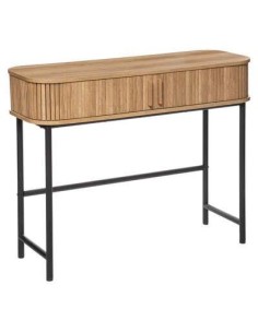 CONSOLLE 184922 COLVA MDF/ACCIAIO 100X35X80,5CM 2 SCOMPARTI su TreG...