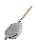 PASSABRODO IN ACCIAIO INOX CON MANICO IN LEGNO 30CM METALTEX su Tre...