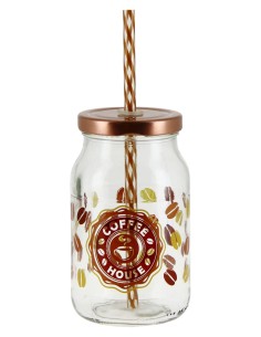 ROYAL COFFEE BICCHIERE BARATTOLO 450 ML CON CANNUCCIA CERVE su TreG...