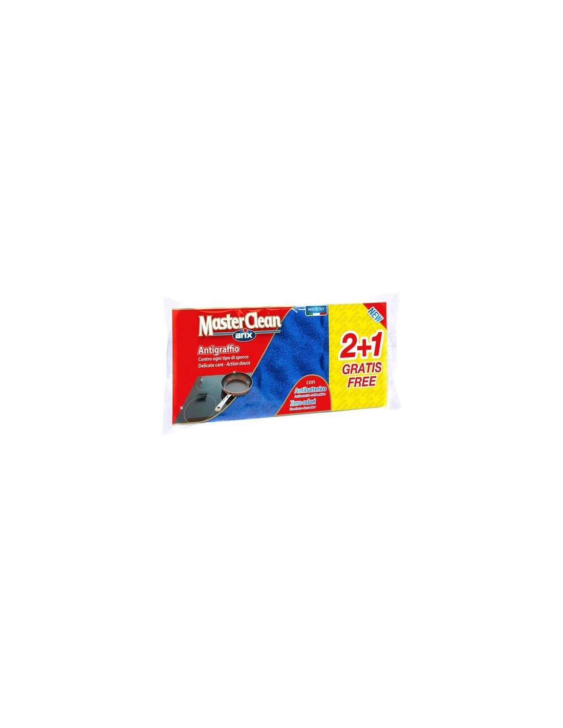 CONF 3PZ SPUGNA ANTIGRAFFIO 127893 MASTERCLEAN su TreG Ingrosso