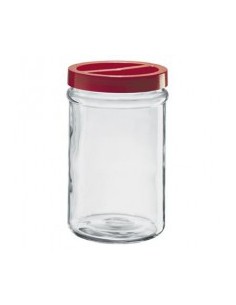 ORTES VASO IN VETRO 5 KG CON TAPPO ROSSO A VITE su TreG Ingrosso
