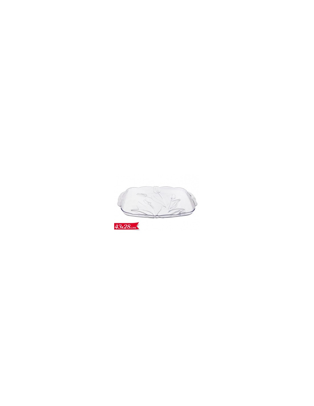 VASS RETT 610800 43X28 PLAST su TreG Ingrosso