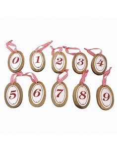 TARGHETTA OV NUMERI 022077 6 9 su TreG Ingrosso