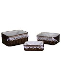 CASSETTO 231869 3°MIS RATTAN SERSE MARRONE su TreG Ingrosso