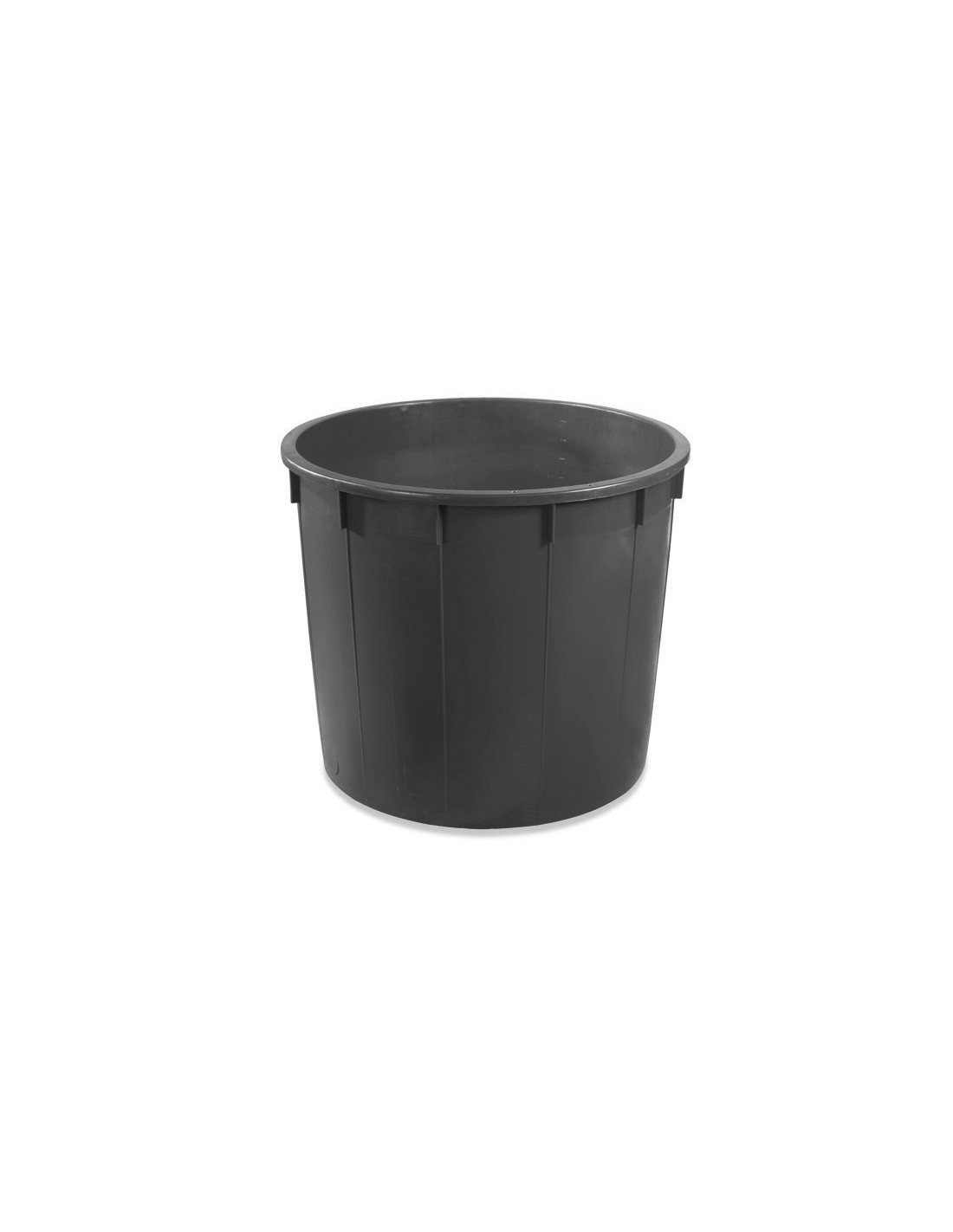 MASTELLONE TONDO 350 LT NERO PLASTIME su TreG Ingrosso