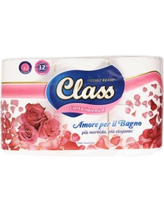 Carta Igienica Class 12 Rotoli: Pura Cellulosa e Qualità Superiore