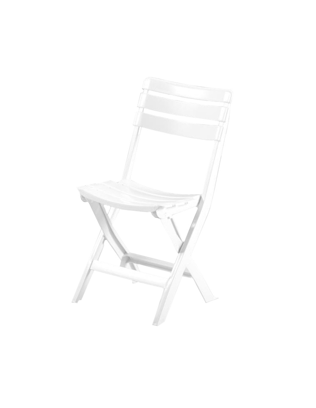 PINTA SEDIA IN POLIPROPILENE 41X40X80 CM BIANCO BICA su TreG Ingrosso