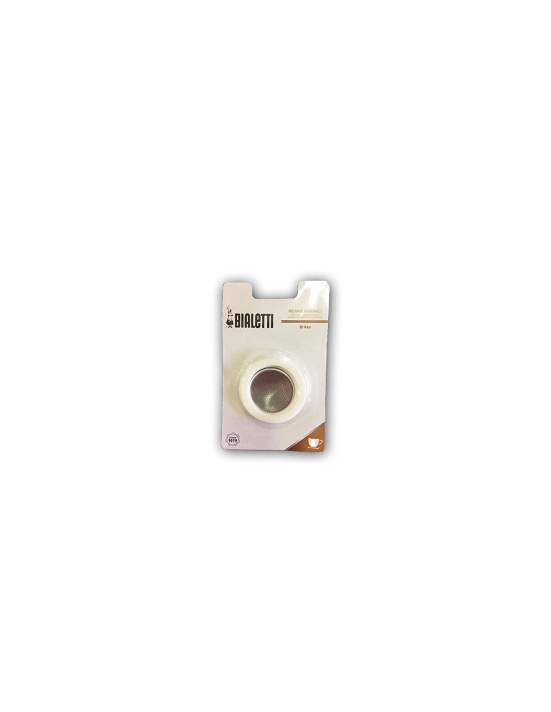 BIALETTI BLISTER 3 GUARNIZIONI + 1 FILTRO 4 TAZZE BRIKKA su TreG In...