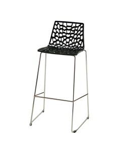 SGABELLO SPIDER 2801N NERO BASE FISSA 98X50X47CM IGAP su TreG Ingrosso