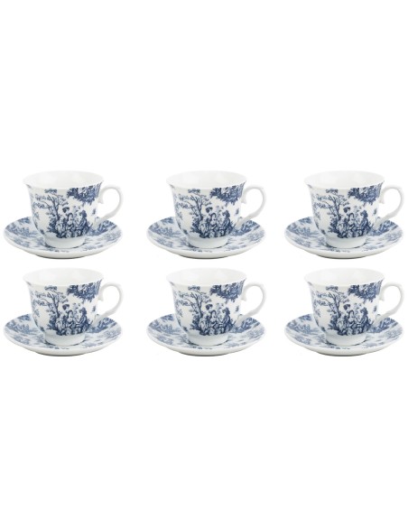 INGLESE SET 6TZ CAFFE 24827 C/PIATTO su TreG Ingrosso