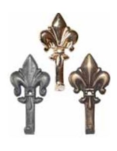 BLISTER 3 GANCI GIGLIO GRANDE 501/BB NEW PLASTICA su TreG Ingrosso