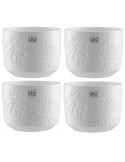 CACHEPOT CR64/19W D18 H18 BIANCO su TreG Ingrosso
