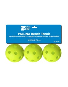 SET 3 PALLINE BEACH TENNIS 2011 BEACH ART su TreG Ingrosso