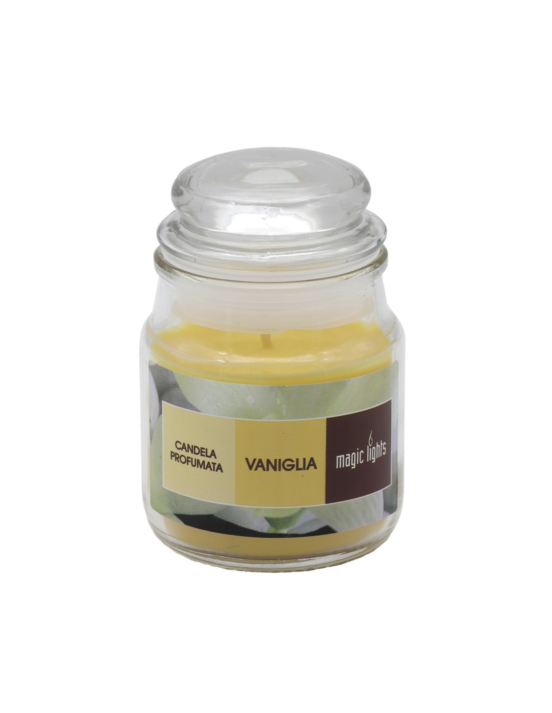 CANDELA PICCOLA 95GR 9X5,5CM VANIGLIA su TreG Ingrosso