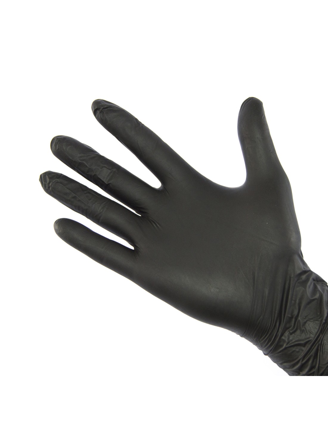 CONF 100 GUANTI NITRILE NERI MIS XL su TreG Ingrosso
