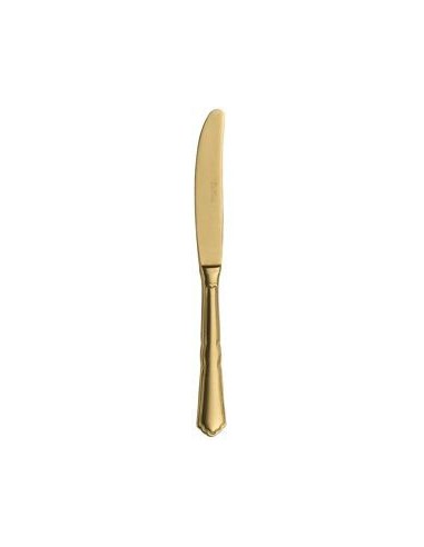 RADA CARTELLA 2 COLTELLI VINTAGE DA TAVOLA COLORE ORO ABERT su TreG...