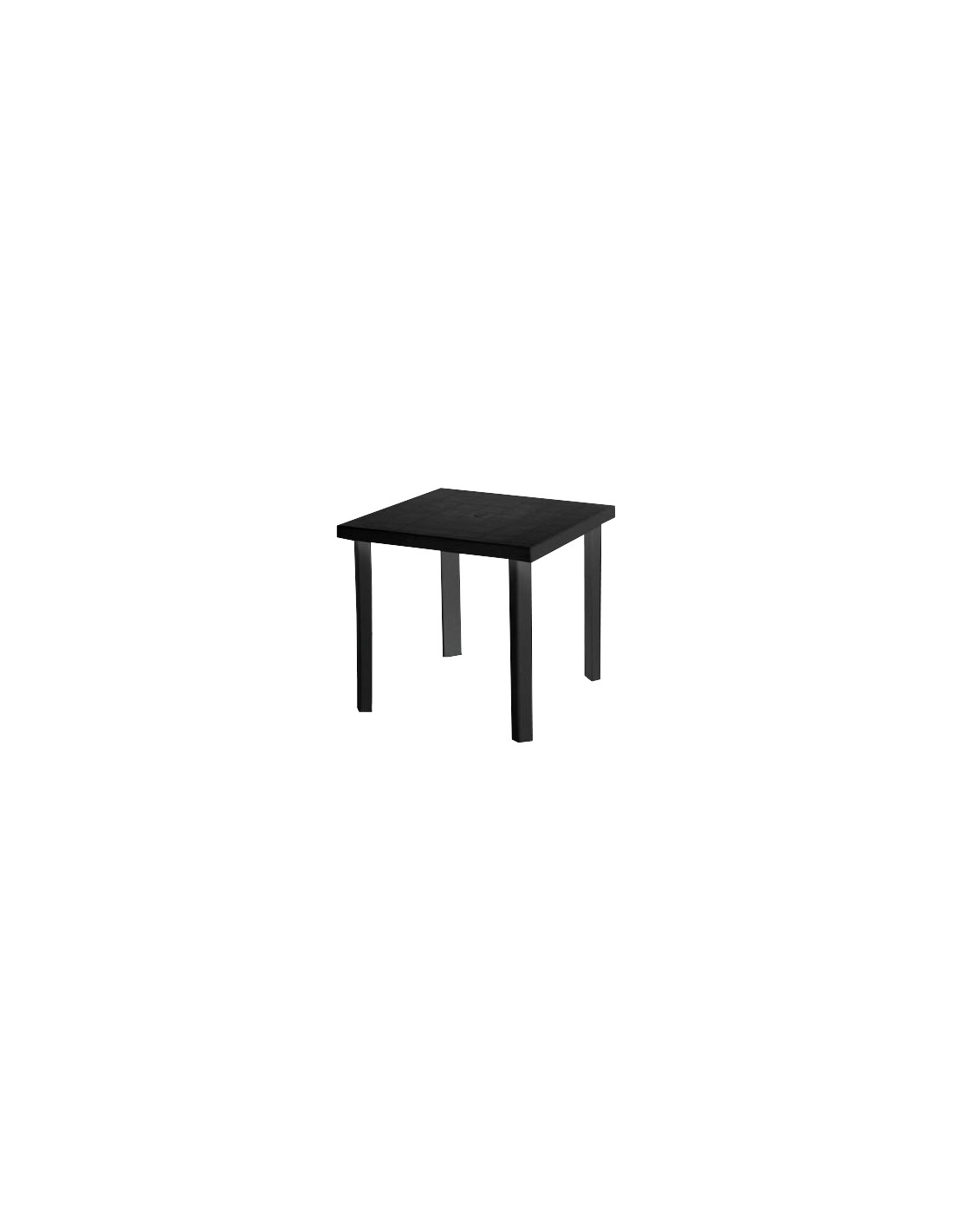 TAVOLO FIGARO 80X80 ANTRACITE su TreG Ingrosso