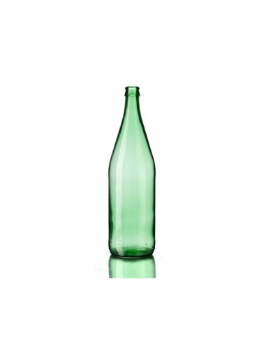 Bottiglia in vetro colore verde Lt.1 mod. VICHY per acqua minerale