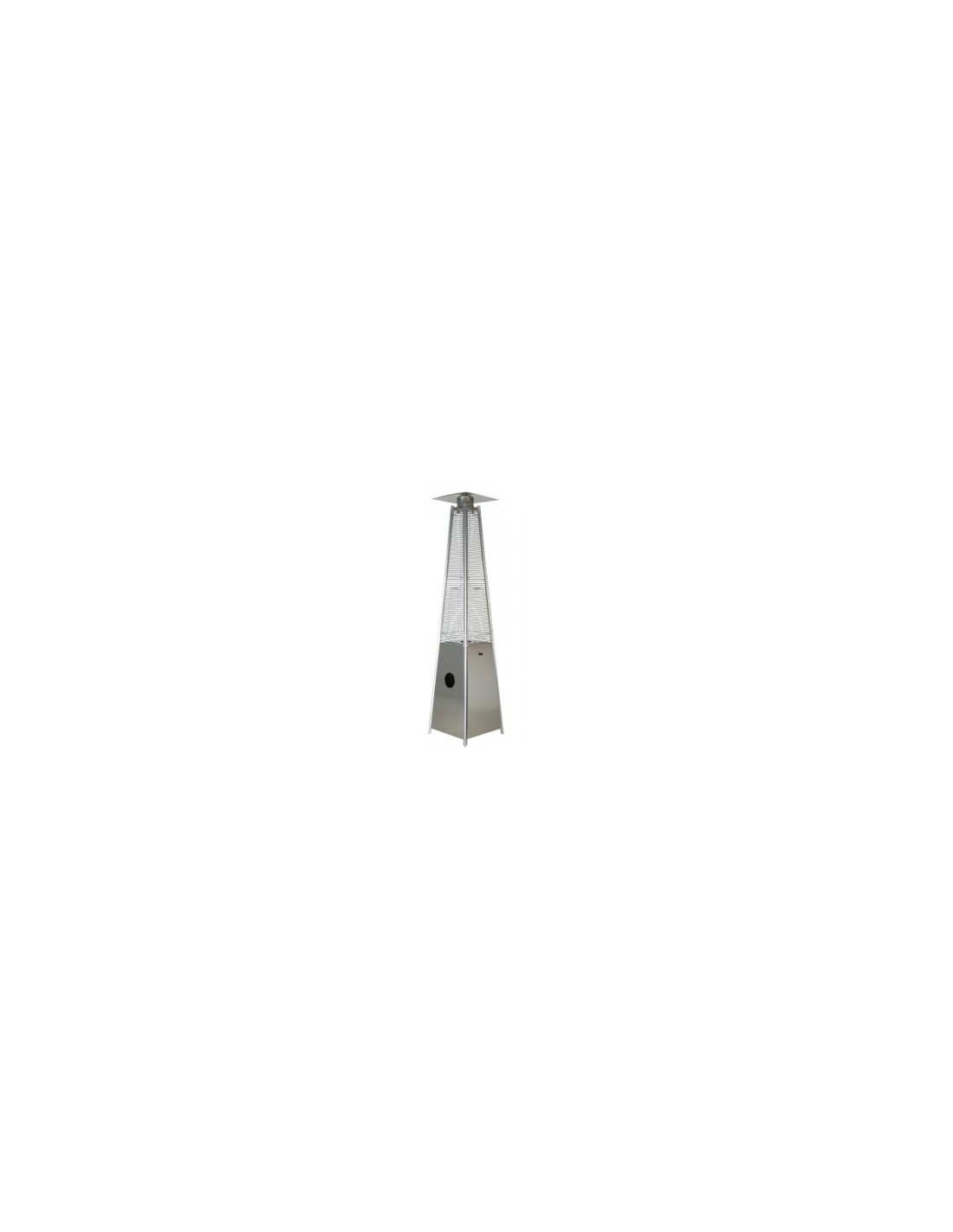 STUFA PIRAMIDE INOX su TreG Ingrosso