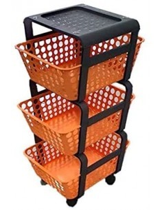 CARRELLINO PORTAOGGETTI MODULA TERRACOTTA su TreG Ingrosso