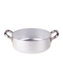 CASSERUOLA BASSA ALLUMINIO 2 MANICI 45 CM BALDASSARE AGNELLI su Tre...