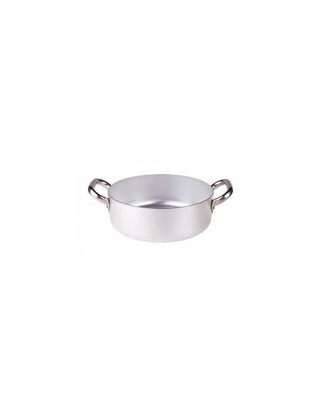 CASSERUOLA BASSA ALLUMINIO 2 MANICI 45 CM BALDASSARE AGNELLI su Tre...