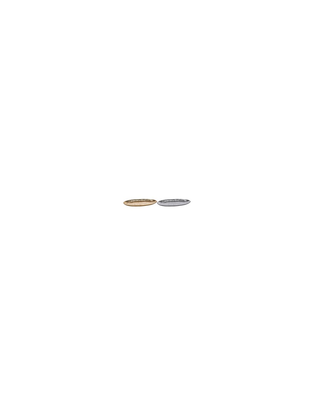 VASSOIO 75007 OVALE METALLO 41X22CM su TreG Ingrosso