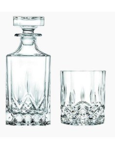OPERA SET WHISKY 7PZ BOTTIGLIA+6 BICCHIERI su TreG Ingrosso