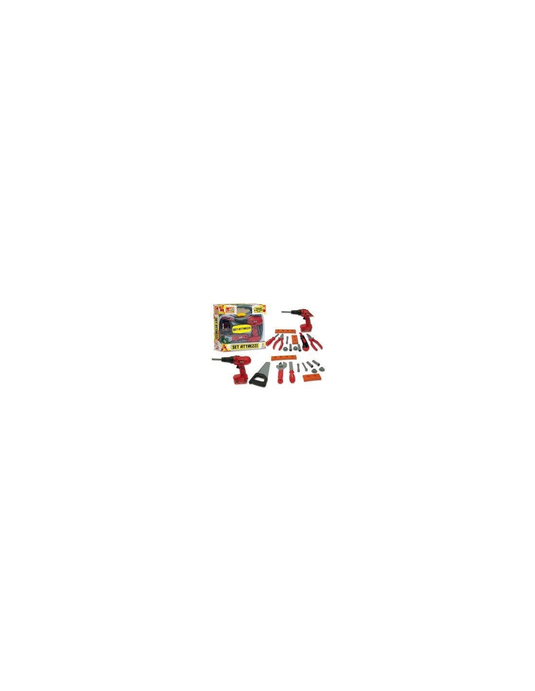 TEO'S 66819 SET ATTREZZI CON TRAPANO ASSORTITO su TreG Ingrosso