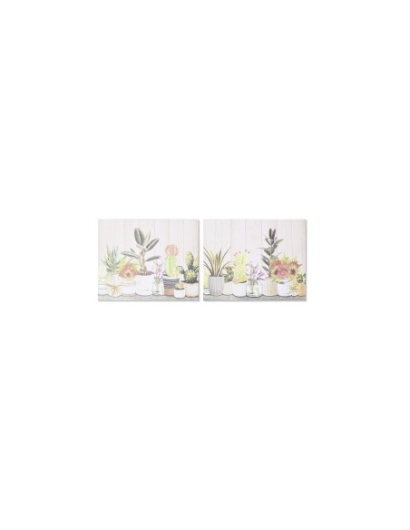 QUADRO TELA CU201519 PIANTE 50X40CM ASSORTITO su TreG Ingrosso