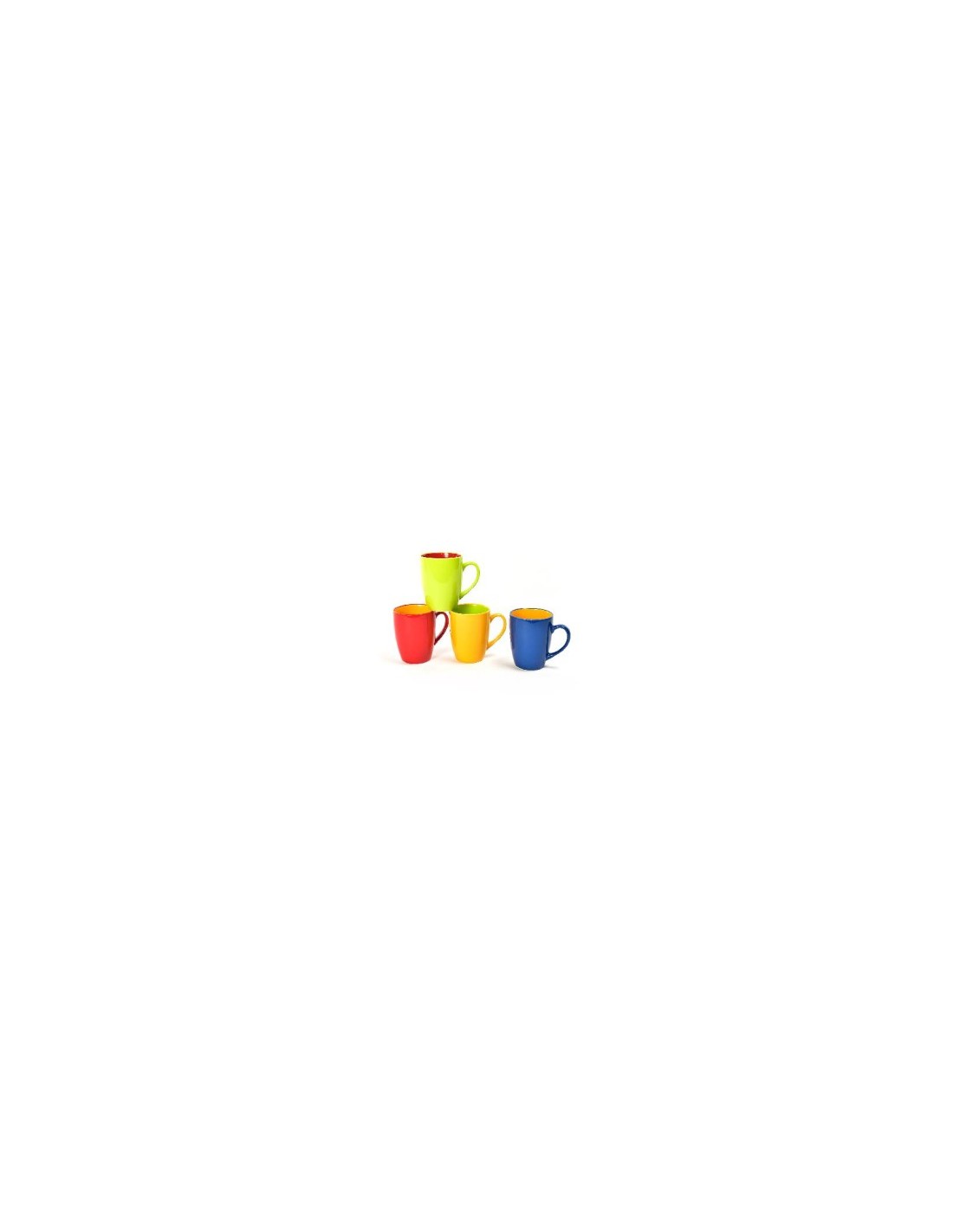 TAZZA MUG 02529 CERAMICA 360ML COLORI ASSORTITI su TreG Ingrosso