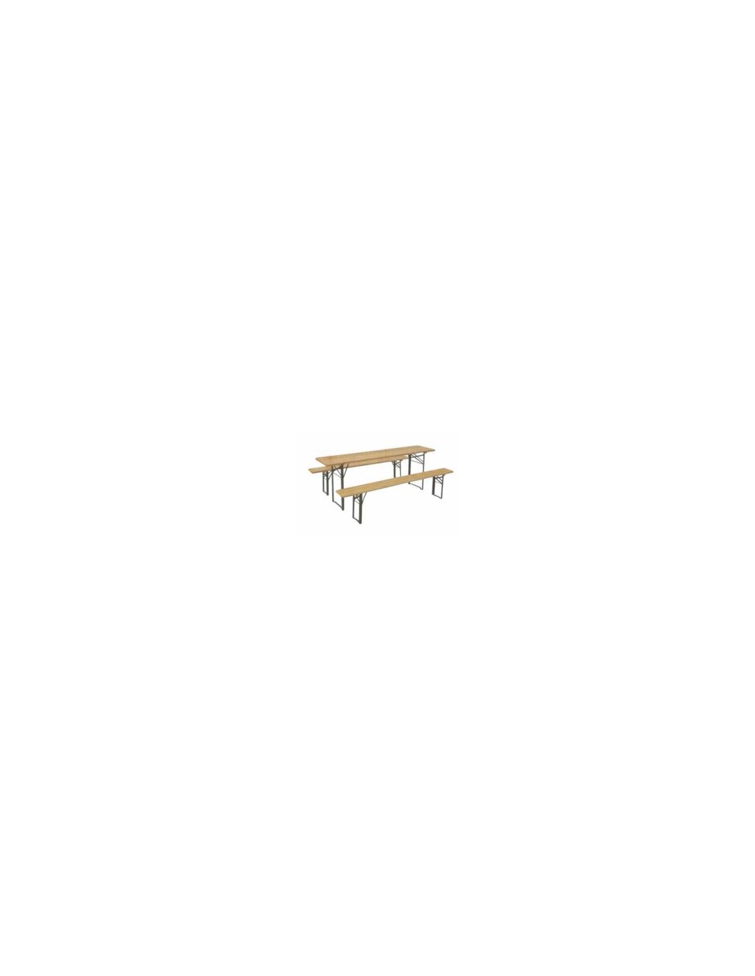 TAVOLO CON 2 PANCHE 70X220 CM MANIFATTURA QUATTRO F su TreG Ingrosso
