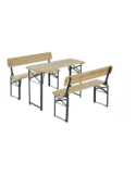 SET BIRRERIA 115X60X76 TAVOLO CON DUE PANCHE LUSSO su TreG Ingrosso