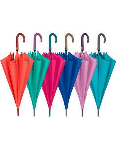 26235 OMBRELLO DONNA 61CM AUTOMATICO TINTA UNITA su TreG Ingrosso