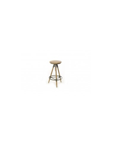 SGABELLO BAR 19317 REGOLABILE LEGNO/METALLO su TreG Ingrosso