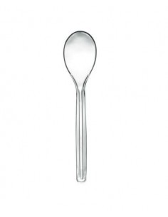 CONFEZIONE 50 CUCCHIAINI 10 CM TRASP GOLD PLAST su TreG Ingrosso