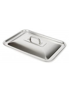 COPERCHIO RETTANGOLARE 30CM INOX 10649 su TreG Ingrosso