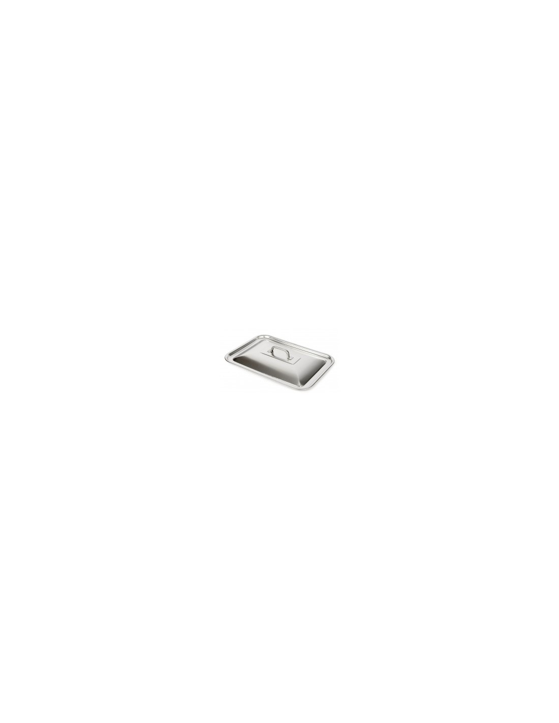 COPERCHIO RETTANGOLARE 30CM INOX 10649 su TreG Ingrosso