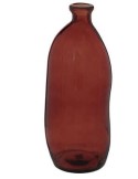 VASO 155686I VETRO RICICLATO AMBRA 13X35CM