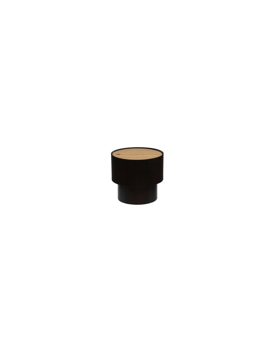TAVOLINO 197740D ENOLA MDF NERO 38,5X35CM