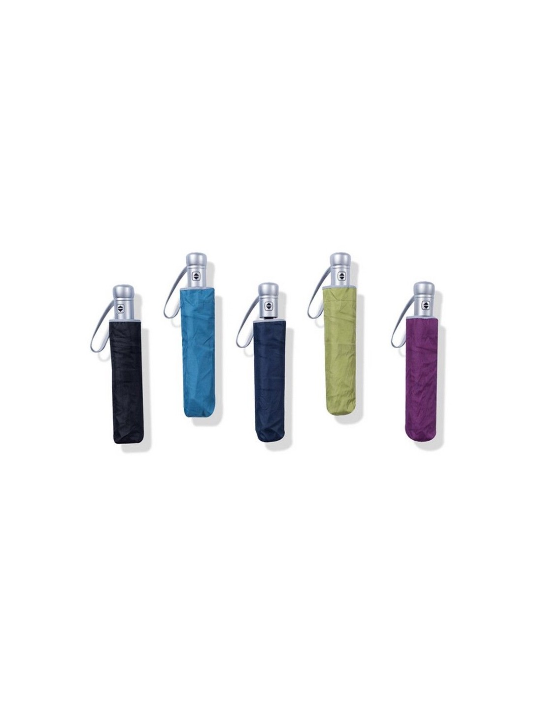 OMBRELLO PONGEE AUTOMATICO TINTA UNITA CON BORDO 8057