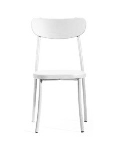 SEDIA MIAMI 44X54X84H BIANCO RAGGRINIZZATO