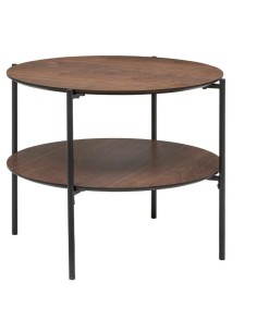 TAVOLINO 197756A MDF/METALLO MARRONE 63X52CM