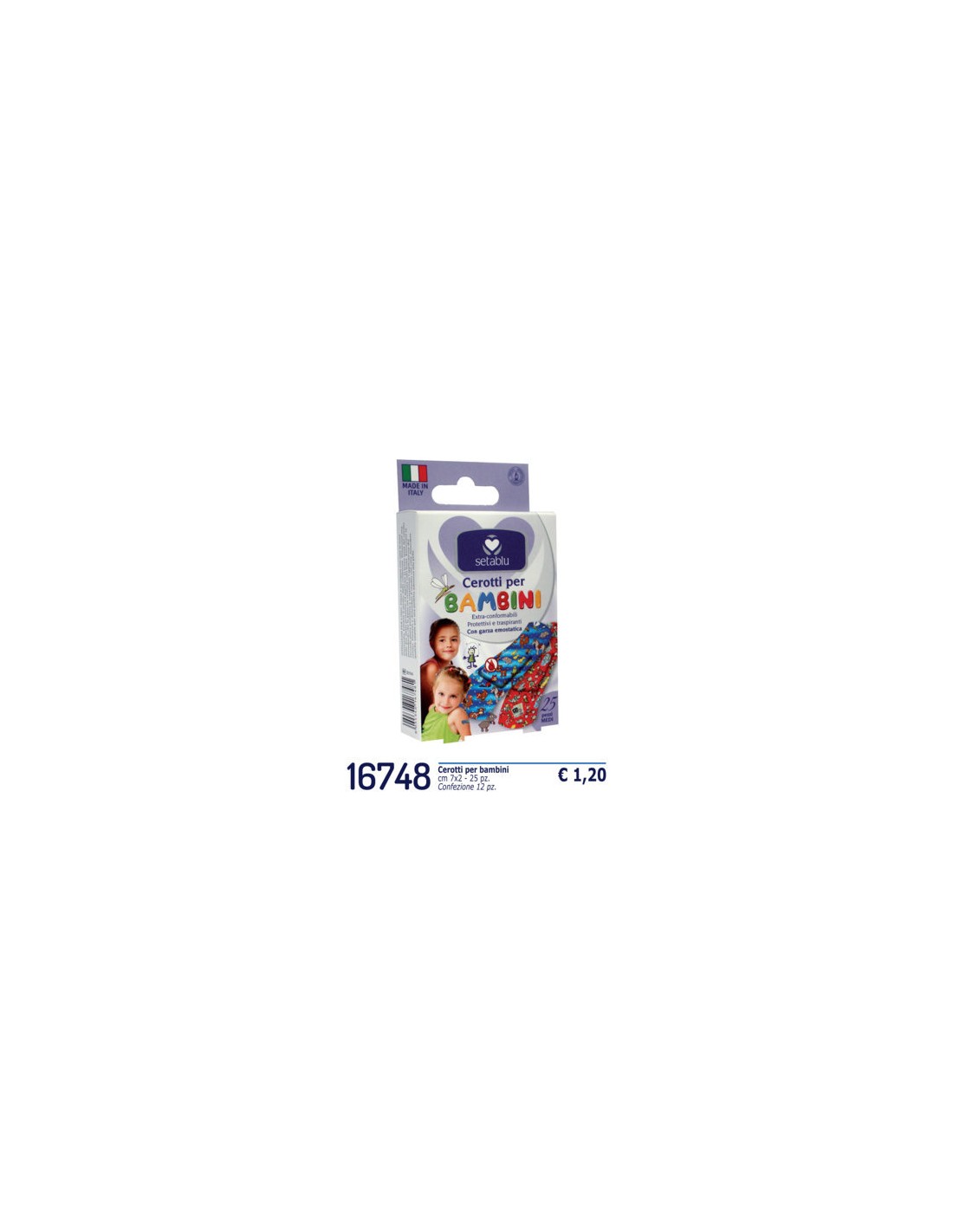 CONF 25 CEROTTI 16748 PER BAMBINI