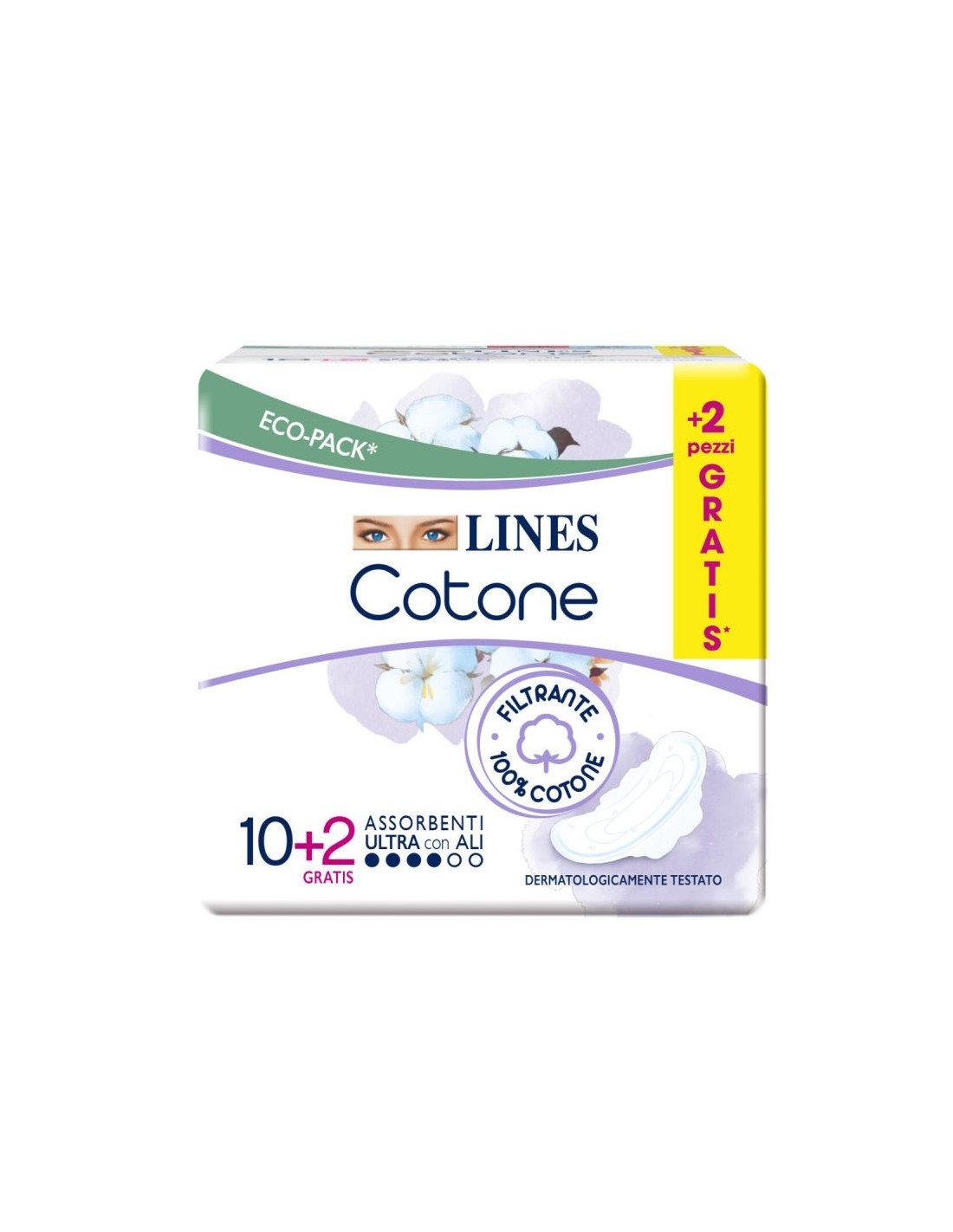 LINES COTONE ULTRA ALI 10+2PZ
