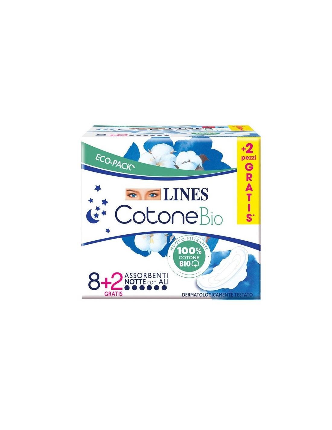 LINES COTONE ULTRA NOTTE 8+2PZ.