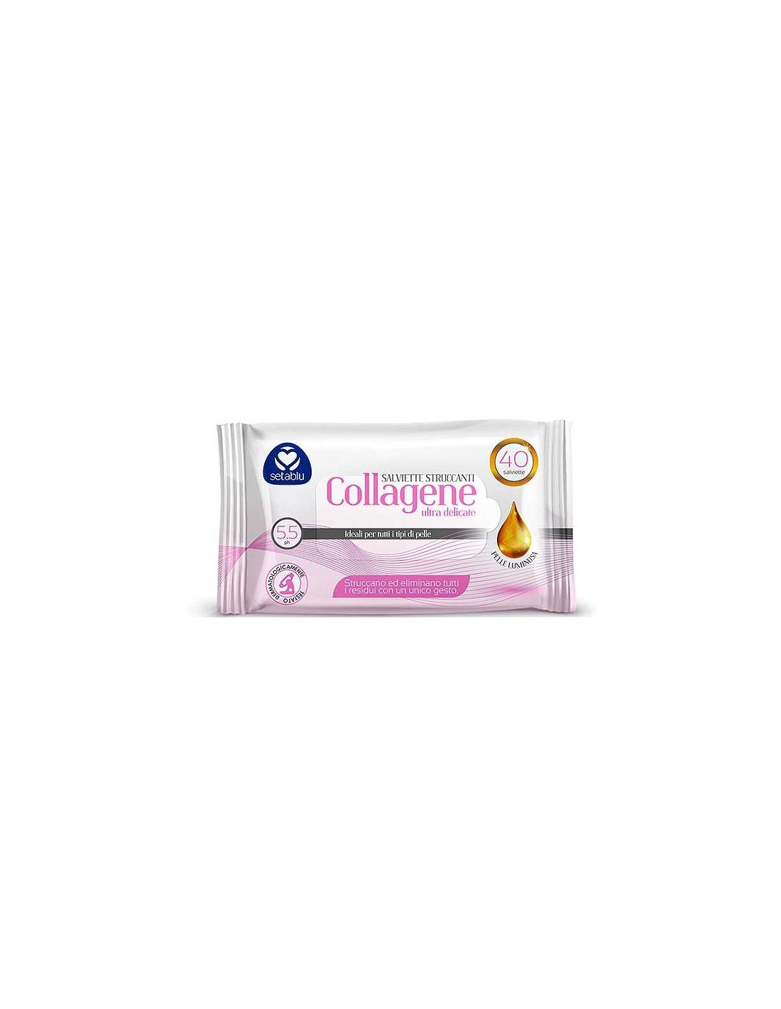 SALVIETTE 59519 STRUCCANTI COLLAGENE 40PZ