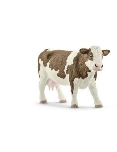 MODELLINO 13801 MUCCA PEZZATA ROSSA